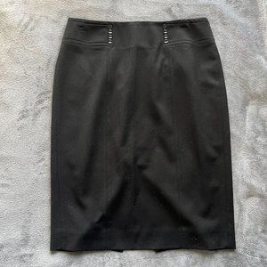Black Pencil Skirt White House Black Market Size 8